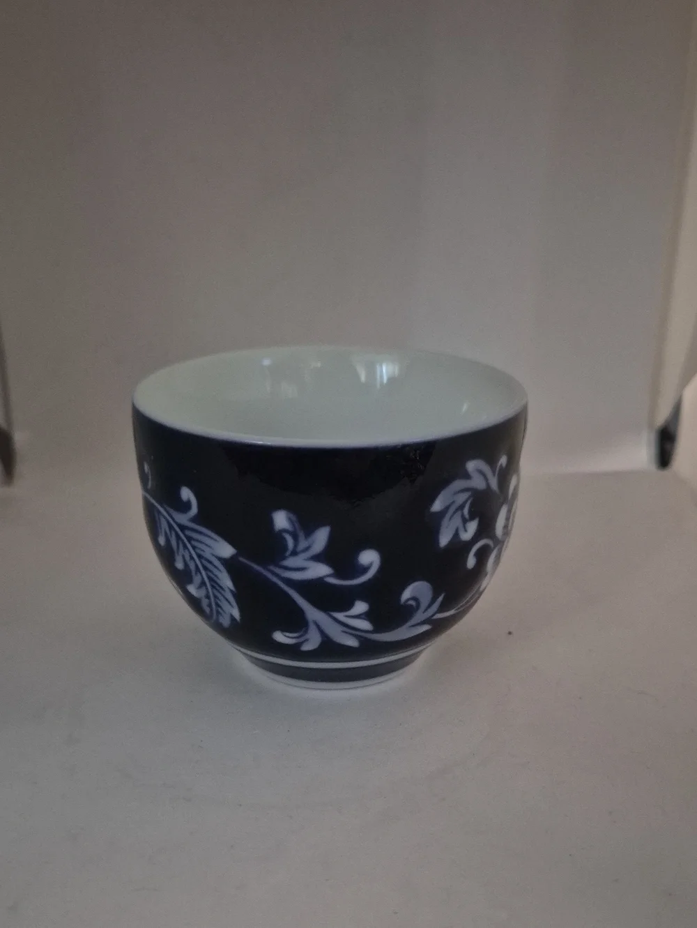 Pier1 MandarinSake Cup Blue White  Replacement
